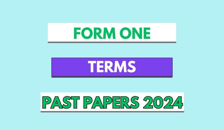 Form one exams past paper