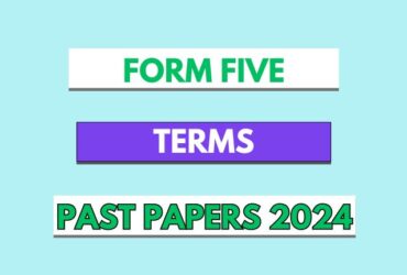 Form Five terminal examination past paper pdf 2024