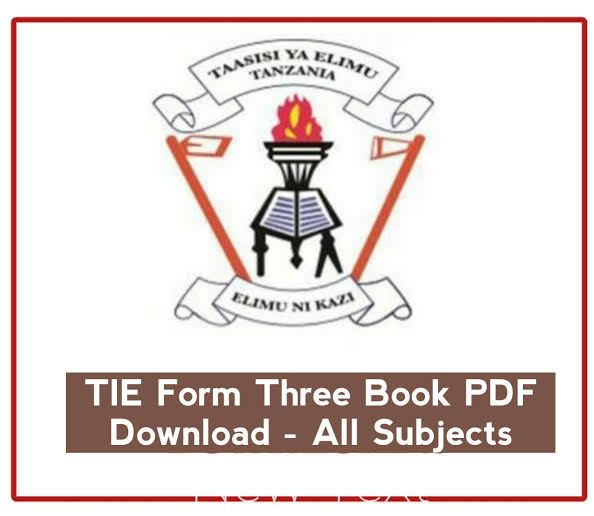 TIE Form Three Book PDF Download