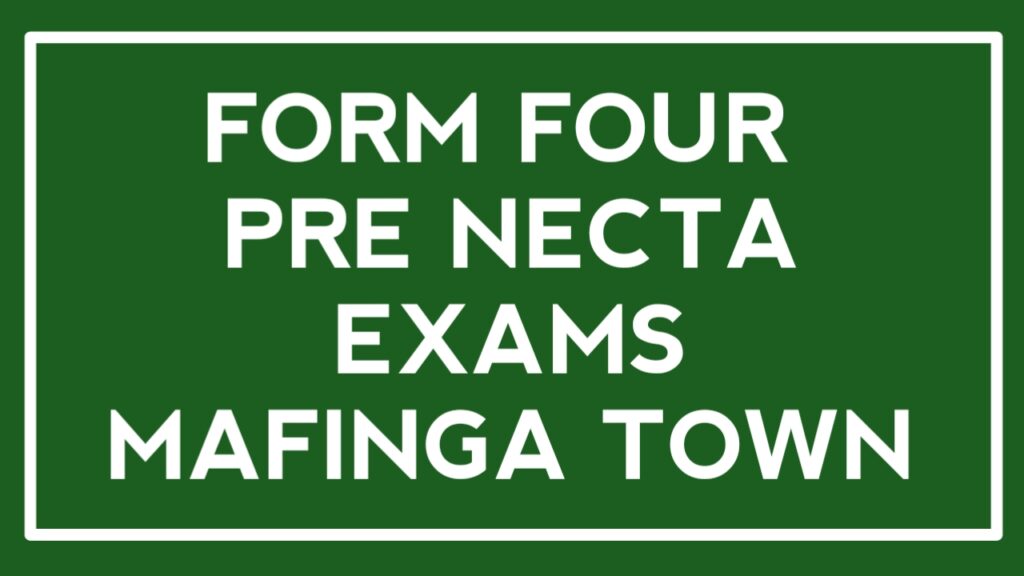 Mafinga Town Pre Necta Exams 2024