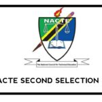 NACTE Second selection 2024