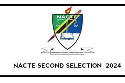 NACTE Second selection 2024