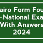 Gairo form four Pre Necta Exams with Answers 2024