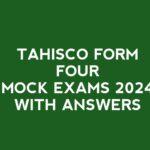 Inter Islamic (TAHISCO) Form Four 2024