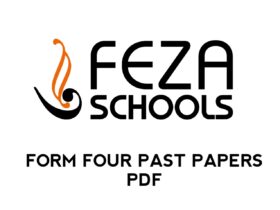 Feza Past Papers Form Four Pdf download