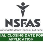 NSFAS Application 2025 closing date