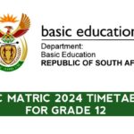 NSC Matric Timetable 2024 pdf for Grade 12