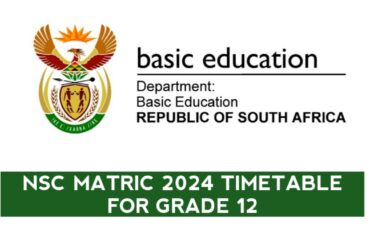 NSC Matric Timetable 2024 pdf for Grade 12