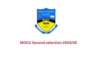 MOCU Second selection 2024/25 pdf