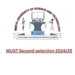 MUST Second selection 2024/25 pdf