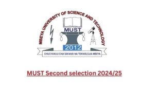 MUST Second selection 2024/25 pdf