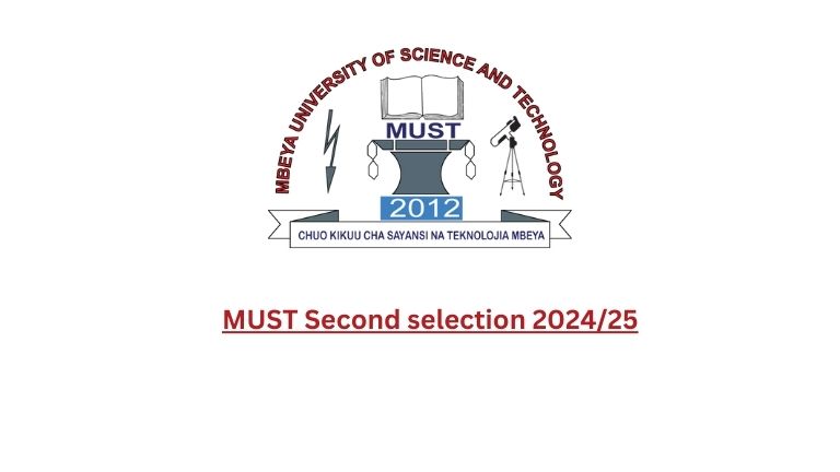 MUST Second selection 2024/25 pdf