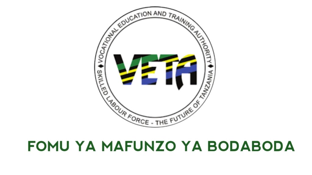 Fomu ya Mafunzo ya waendesha pikipiki Bodaboda VETA Fomu ya Mafunzo ya waendesha pikipiki Bodaboda VETA