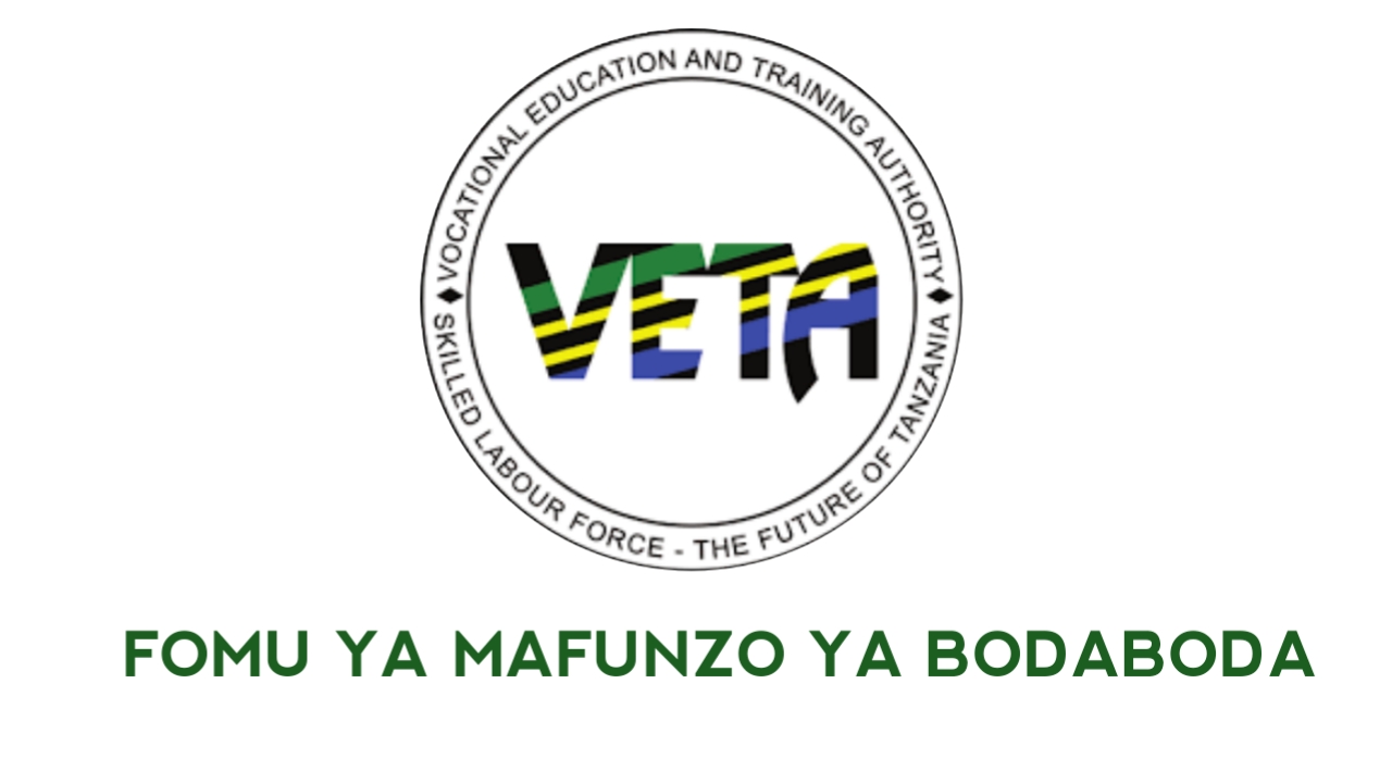 Fomu ya Mafunzo ya waendesha pikipiki Bodaboda VETA