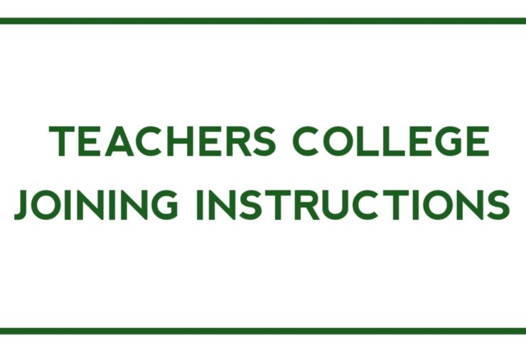 Joining Instruction Teachers college