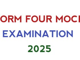 Form Four mock examination 2025 PDF Download