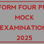 Pre-mock form four exams 2025 pdf Download