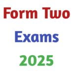 Form two exams 2025