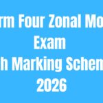 Form Four Zonal Mock Exam 2026 With Marking Schemes