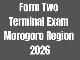 Form Two Terminal Exam Morogoro 2026 All Subjects 29 Form Two Terminal Exam Morogoro 2026 All Subjects